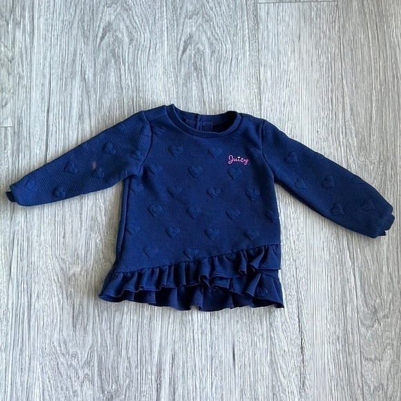 Juicy Couture Blue Sweater Size‎ 18M - Picture 1 of 8